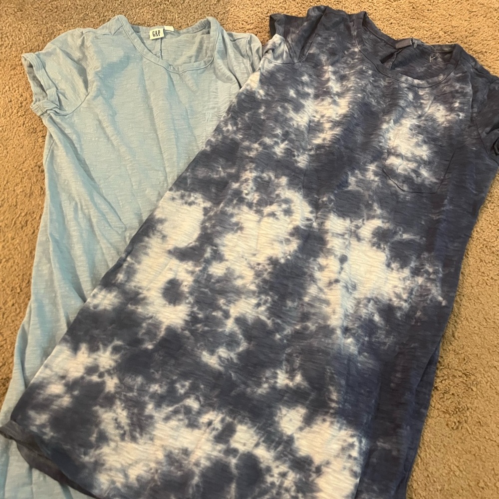 GAP tshirt dresses—-lot of 2!